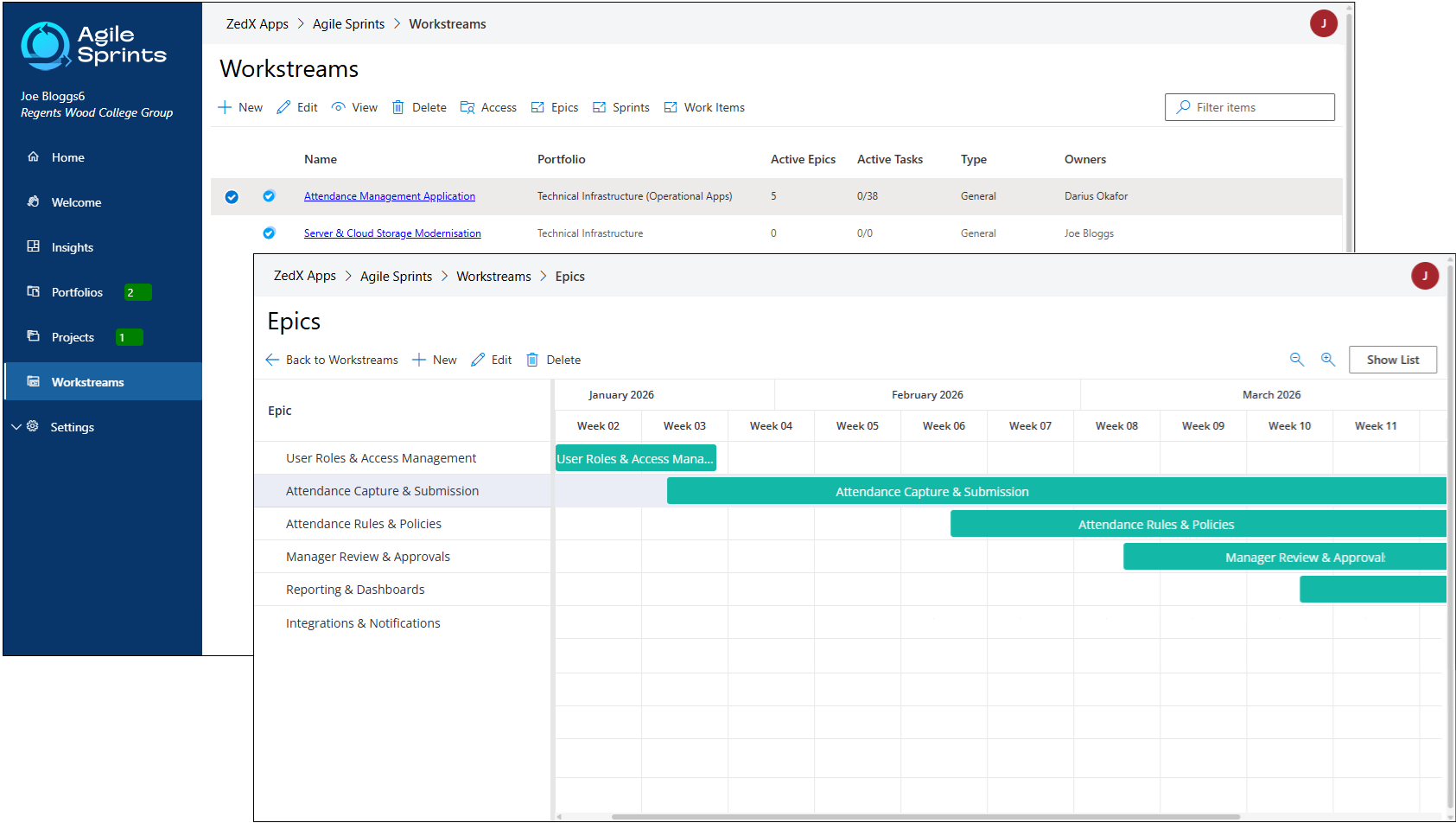 ZedxApps Agile Sprints sc1 l